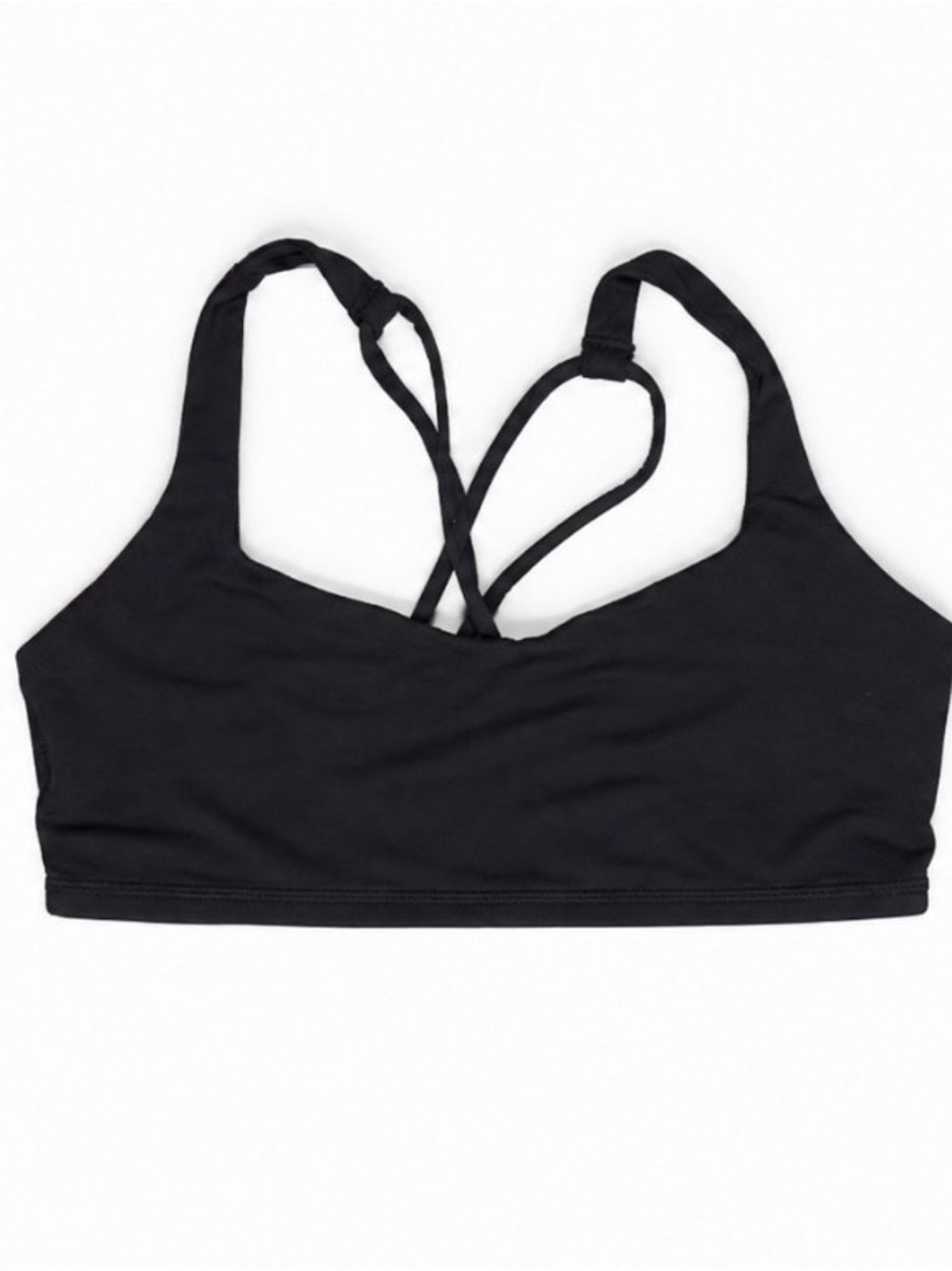 Lululemon Black Crisscross Sports Bra